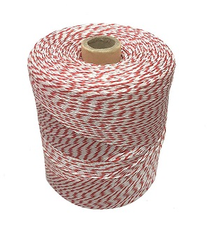 Twine Red & White